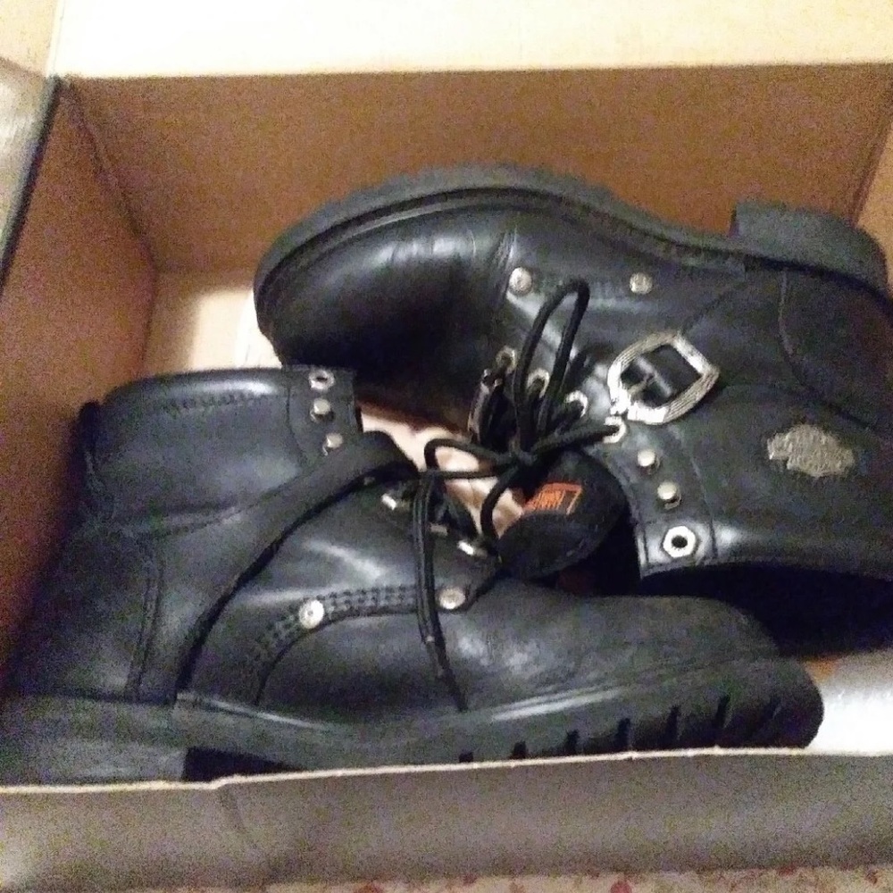 Size 9 Harley Davidson Boots ***Lovely***